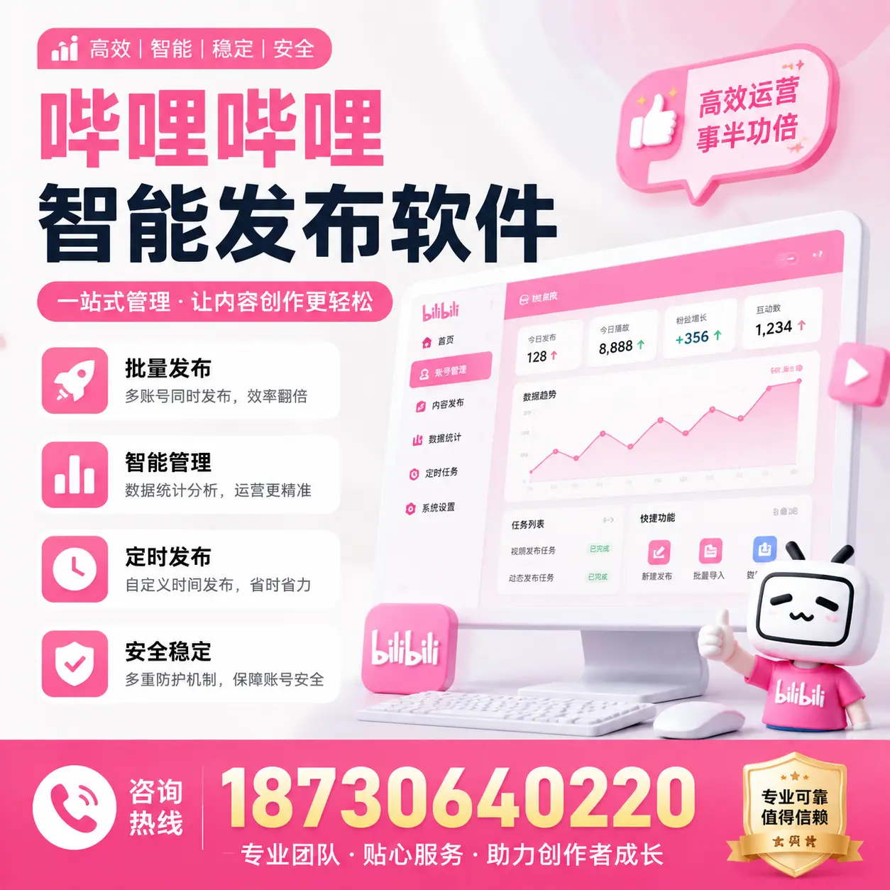 如何评估哔哩哔哩智能发布软件的ROI？滨州 企业必读